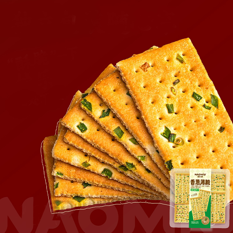 Frühlingszwiebel-Cracker