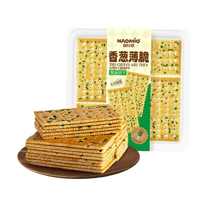 Frühlingszwiebel-Cracker
